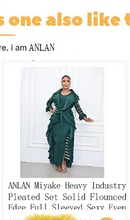 ANLAN Miyake Pleated Maxi Long Dress Mesh Petal Sleeve Half Turtleneck Formal Dresses for Women 2024 New Hot Sales 6KK9927