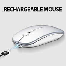 IM1P Rechargeable Wireless Mouse [Power Display Enhanced Edition] Office Light Sound Laptop Home 2.4G Ultra Thin Portable