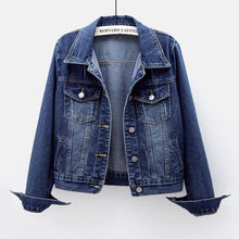 2023 Spring Autumn Women’s Denim Jacket Long Sleeve Overcoat Loose Denim Coat Button Outwear Jeans Jackets 5XL