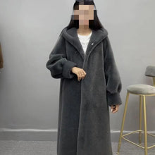 Women's Single Breasted Thick Hooded Winter Jacket