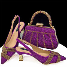 Venus Chan Black Hollow Design With Pointed Shoes And Fashion Three-Dimensional Bag Cozy Rhinestones Are Suitable For Parties