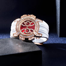 MISSFOX New Red Quartz Watch For Men Luxury Hip Hop Streetwear Clock Waterproof watches AAA Quartz Men's Wristwatches