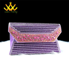 2025 Special New Arrivals Italian Women Shoes and Bag to Match in Green Color with Platform Shinning Crystal Sandal for Wedding