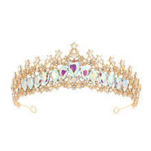 Fashion Gold Silver Color Crystal Rhinestone Tiara And Crowns For Princess Women Diadems Bridal Wedding Hair Accessories