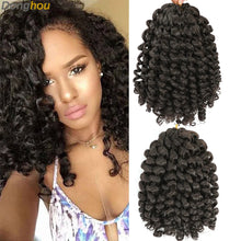 Ombre Jumpy Red Ginger Wand Curls Crochet Hair 1B 27 30 350 613 Purple Grey Colors jamaican twist braiding Hair 20 Strands/Pack