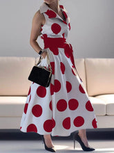 Modigirl 2025 Summer Ladies Polka Dots Elegant Dress Daily X-Line Fit & Flare Shirt Dress for Women Party Evening Prom Dresses