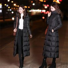 Women's Long Over-the-Knee Winter Parka