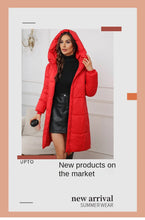 Women's Long Winter Parkas Thick Down Cotton Coat