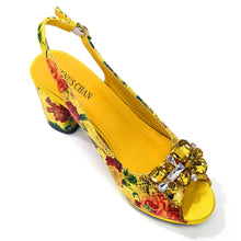 Venus Chan Italian Sandals and Bags Matching Set 2024 Women Heel Party for Gold Colour Wedding Bigger Size Thick Heel Shoes