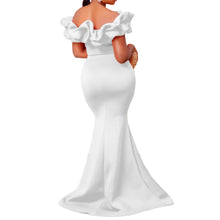 Plus Size Summer Sleeveless Dress Women Ruffle Pleated Off Shoulder Elegant Modis Ladies Dresses Slim Bodycon Ruffle Woman Dress