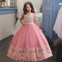Flower Girl Dress Princess Elegant Children Party Long First Communion Kids Clothes For Teen Children Wedding Birthday Vestidos