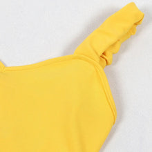 Elegant Tight Corset Ruffle Mini Dress for Women's Fashion New Style Suspender Sleeveless Backless A-line Club Party Sexy Dress