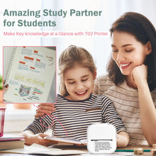 Phomemo T02 Wireless Pocket Thermal Printer Portable Mini Wirelessly BT Connect 203dpi Photo Label Memo List Printing Clearly