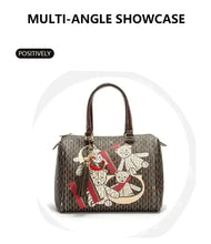 Women's Commuter Crossbody Colorful Printed Monogram Bag