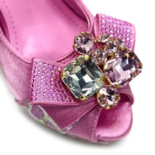 Elegant Women Heels for Party Open Toe Special Material Design Rhinestone Italian Only Sandals and Set to Choose 2024