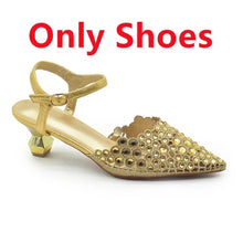 Blue Nigeria Party Shoes and Bags for Women Ladies Shoe and Bag Set Latest Designers Pointed Toe Sexy Wedding Party Sandals