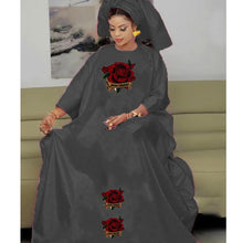 Bazin Rich Dresses For Women Traditional African Evening Gowns For Party And Wedding With Headscarf