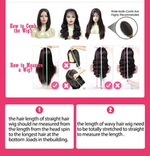 Dark Red Loose Deep Wave 13X6 13X4 Lace Front Wigs Human Hair Transparent  200% Density 100％ Human Hair Wigs For Women