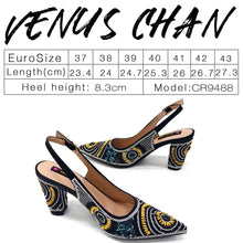 Spot Goods Elegant Streamlined Pointed Toe Women's Shoes Matching Flower Basket Handbag Party Women's Shoes And Bag Set