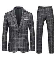 2024 Men's Suit One Button (suit + Vest + Trousers) Fashion Wedding Business Leisure Career Work Formal Three-piece Set M-5XL