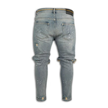 New 2025 Ripped Hole Jeans for Men Hip Hop Cargo Pant Distressed Denim Jeans Skinny Men Clothing Full Length Slim Trousers Male