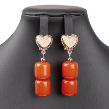 Artificial Coral Women Pendant Necklace Bracelets Earrings Suit African Wedding Jewelry Set Nigeria Bride Accessories Party Gift
