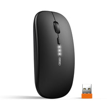 IM1P Rechargeable Wireless Mouse [Power Display Enhanced Edition] Office Light Sound Laptop Home 2.4G Ultra Thin Portable