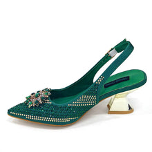 2024 Nigerian Design Evening Party Shoes And Bag Set Lucky Star Bag With Elegant Pointed Tip Women Shoes