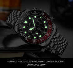 Men's Multi functional Waterproof Quartz Watch