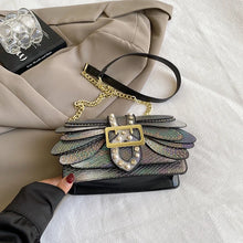 2024 New Handmade Rivet Butterfly Wing Crossbody Bag Women Designer Handbag And Purse Small Square Bag 8 Color Pu Leather Bags