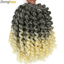 Ombre Jumpy Red Ginger Wand Curls Crochet Hair 1B 27 30 350 613 Purple Grey Colors jamaican twist braiding Hair 20 Strands/Pack