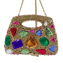 Women Gold Crystal Clutch Purse Gems Evening Bags Party Dinner Diamond Shoulder Bags Cocktail Rhinestone Handbags and Purses