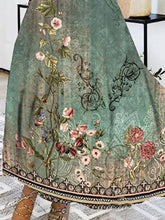 Autumn Floral Elegant Party Long Dress For Women Sexy Deep V Neck Long Sleeve Slim White Print Casual Maxi Dresses 2024 Spring