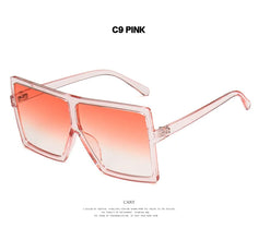 2022 Square Women Sun Glasses Female Eyewear Eyeglasses Plastic Frame UV400 Shade Fashion Driving New Oversized Sunglasses