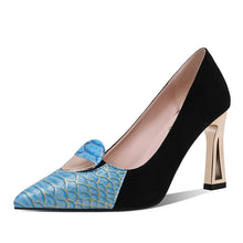 Sexy Fashion Style Women's Heeled Shoes Pointed Tip High Heels One Kick Retro Women Shoes Suede 2025 New Spring Zapatos De Mujer