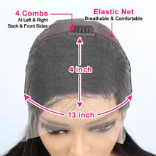 16Inch Vietnamese Super Double Drawn Bone Straight 13x4 Frontal Bob Wig with Human Hair Natural Black 210%Density For BlackWomen