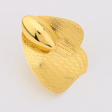 2025 New Style Design Ring and Earrings 2Pcs Set For Women Girl Exaggerated Pretty Jewelry Set For Party Wedding Gift