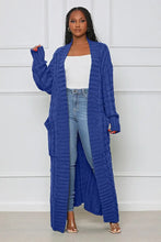 Women's Winter Loose Knitted Open Cardigan