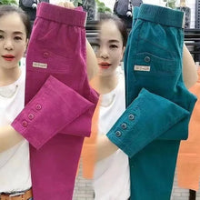 New 2024 Korean Women's pants Autumn High Waist Cotton Hemp Casual Slim High Waist Pants Female Loose Harun pants Ladies Trouser