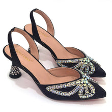 Venus Chan 2023 Yellow Classy Bowknot Pointed Toe Women's Shoes High Heel Elegant Sandals Shallow Mouth Shoes Bag Set Women
