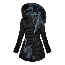 Women's Winter Plush Lining Hooded Warm Windproof Down Coat