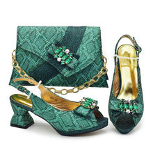 New Fashion Italian Shoes with Matching Bags for Nigeria Women Ladies Shoe and Bag Set Latest Designers Luxury Woman Pumps