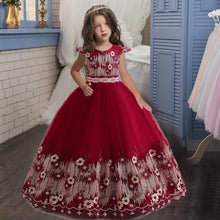 Flower Girl Dress Princess Elegant Children Party Long First Communion Kids Clothes For Teen Children Wedding Birthday Vestidos