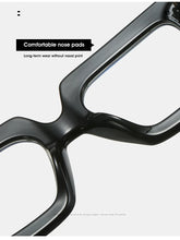 Big Oversized Square Eyeglass Frames Women Trendy Gradients Transparent Computer Optical Lenses Glasses Anti Blue Lens Eyewear