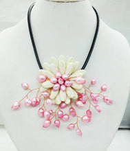 new !!  Latest Design Shell Flowers Wedding Crystal Necklace Women Fashion Necklace  20
