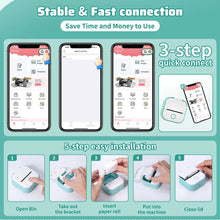 Phomemo T02 Portable Mini Thermal Printer Wirelessly BT 203dpi Photo Label Memo List Printing With USB Cable Imprimante Portable