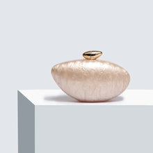 2025 New Designer Evening Bag for Women - Trendy Acrylic Clutch Purse with Chain, Elegant Ellipse Shoulder Bag for Party Wedding