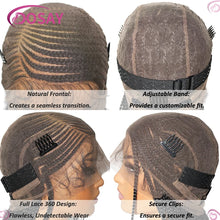 Synthetic Box Side Part Braided Wigs For Black Women Cornrow Braids Lace Wigs Full Lace Front Wig Braid African Hair Braided Wig