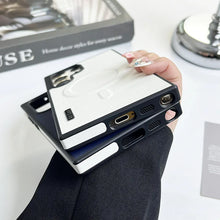 Leather phone case for Samsung S25 S24 S23 S22 S25 Plus S25 Ultra Luxury Magnetic Shockproof Anti-knock cover
