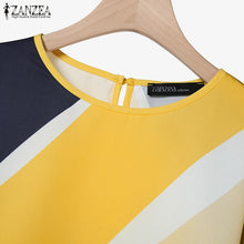 2PCS Summer Pant Sets ZANZEA Fashion Women Outfits 3/4 Sleeve Printed Blouse Trousers Suit Casual Work Tracksuits Matching Sets